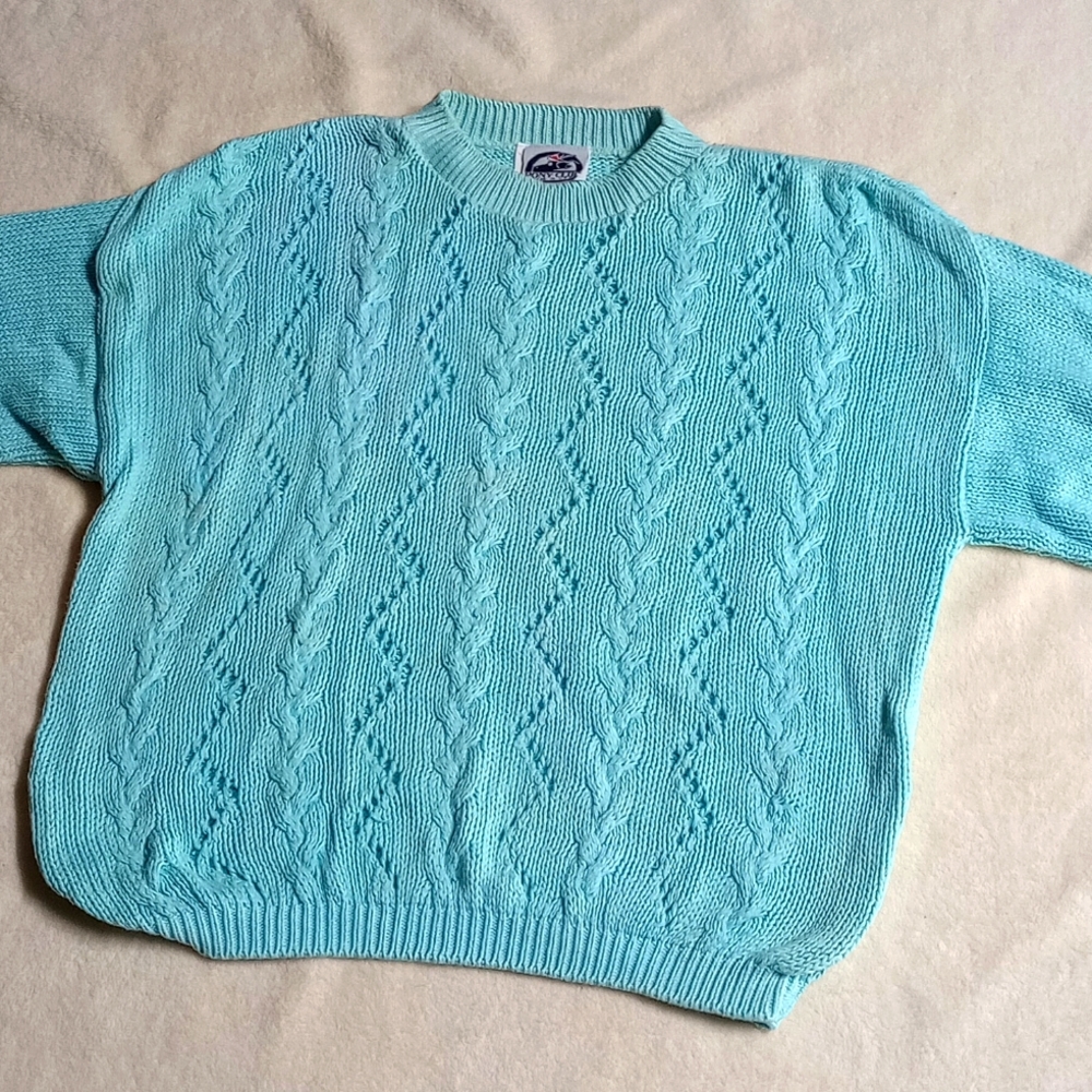 Short sleeve knit sweater #004